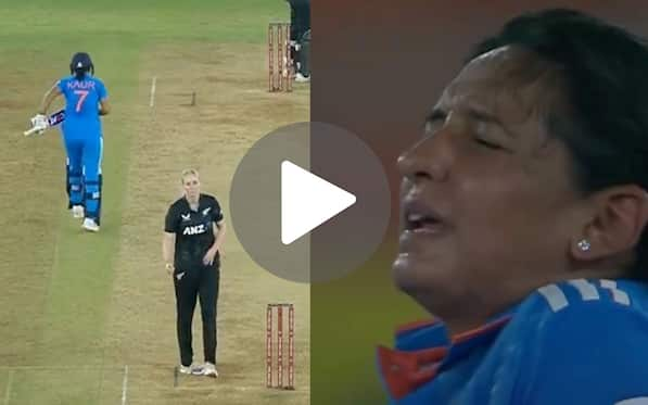 [Watch] Harmanpreet Kaur Cries In Pain After Pulling Her Calf Muscle In The 3rd ODI vs NZ